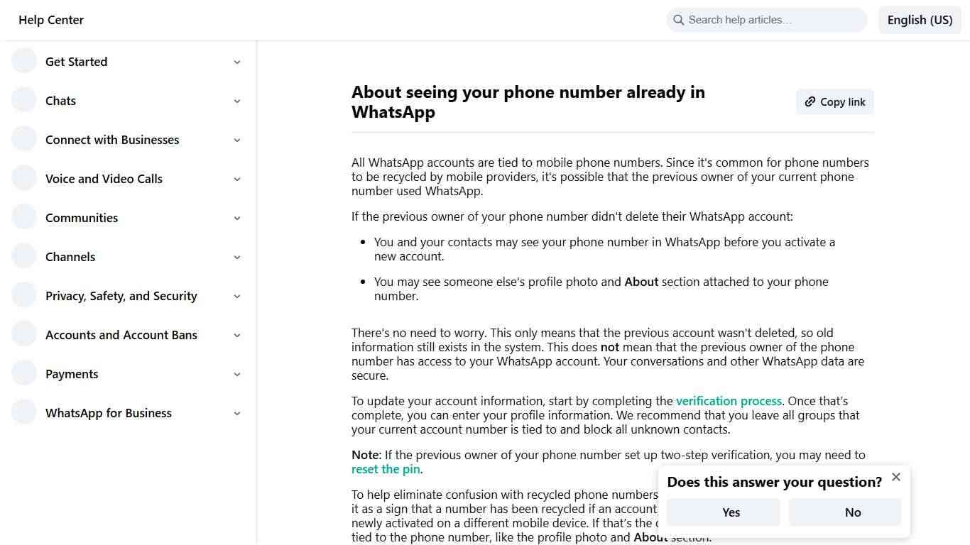About seeing your phone number already in WhatsApp WhatsApp Help Center